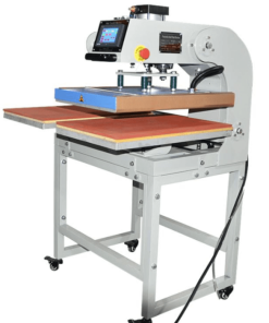 Máy ép nhiệt khí nén 40x50cm 2 mâm, đầu nhiệt trượt Gaoshang