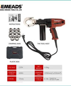 Máy ép cos thủy lực dùng điện EC-300