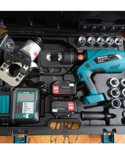 Máy ép đầu cos kiêm cắt cáp dùng pin EM55-400